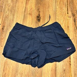 Patagonia Barely Baggies Navy Blue Athletic Shorts Lightweight